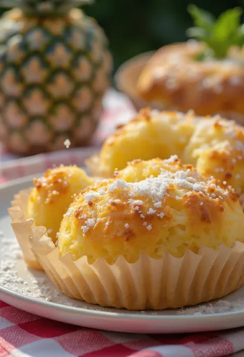 Queijada de coco, kókuszos sütemény aranybarna színben