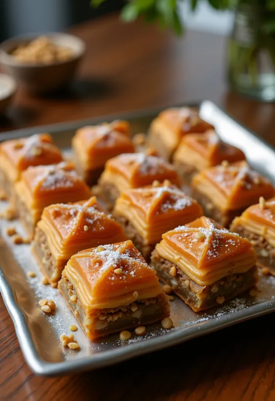 Keto görög diós baklava