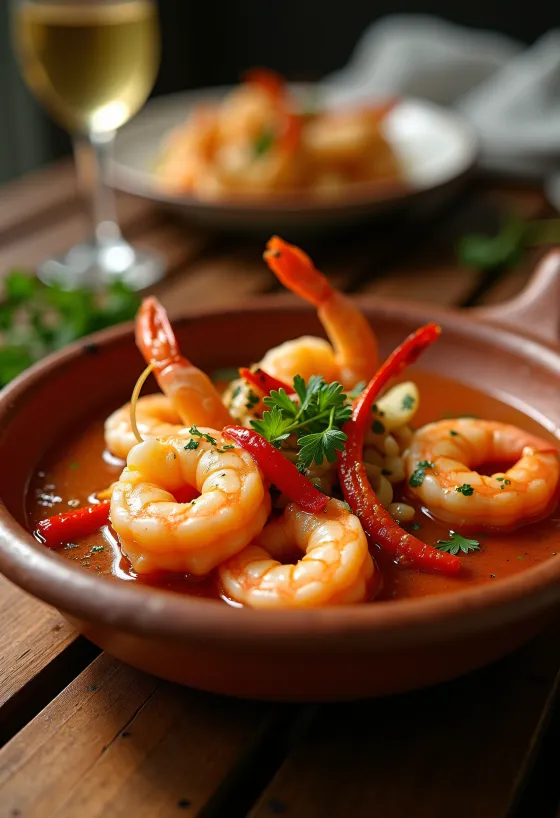 Gambas al Ajillo tálalva