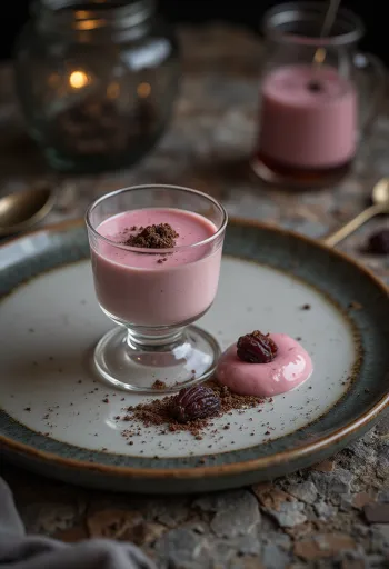 Puncsos panna cotta tálalva