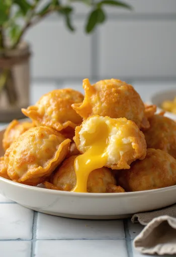 Keto sajtos dumpling tálalva