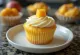 Mangós cupcake tálalva