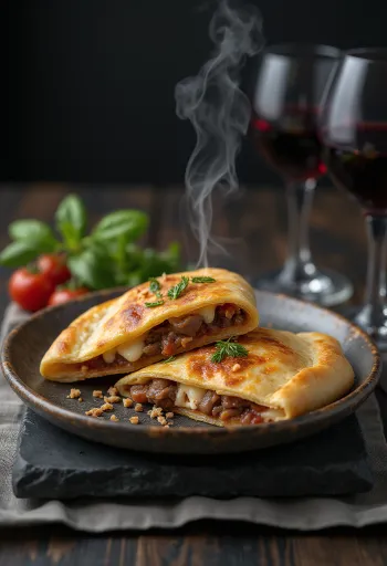 Frissen sült Marhahúsos Calzone