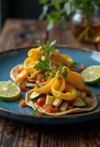 Tacos de Flor de Calabaza tálalva