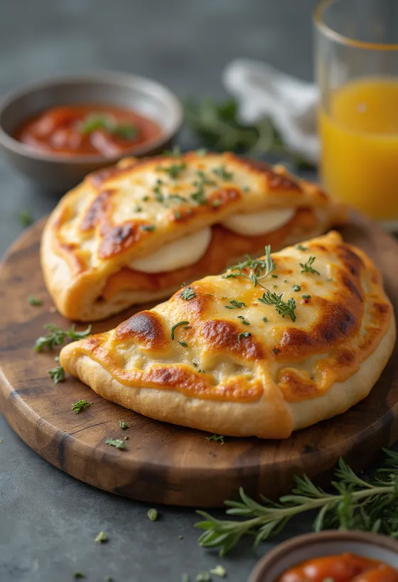 Frissen sült gyömbéres calzone