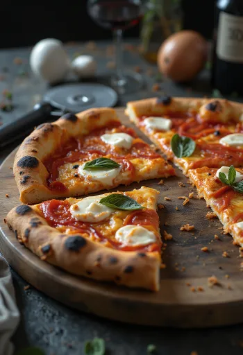 Pizza Napoletana – Nápolyból, vastag széllel tálalva