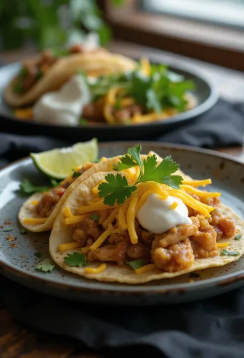 Puha kukorica taco tálalva