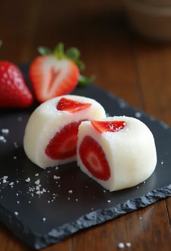 Keto eper mochi