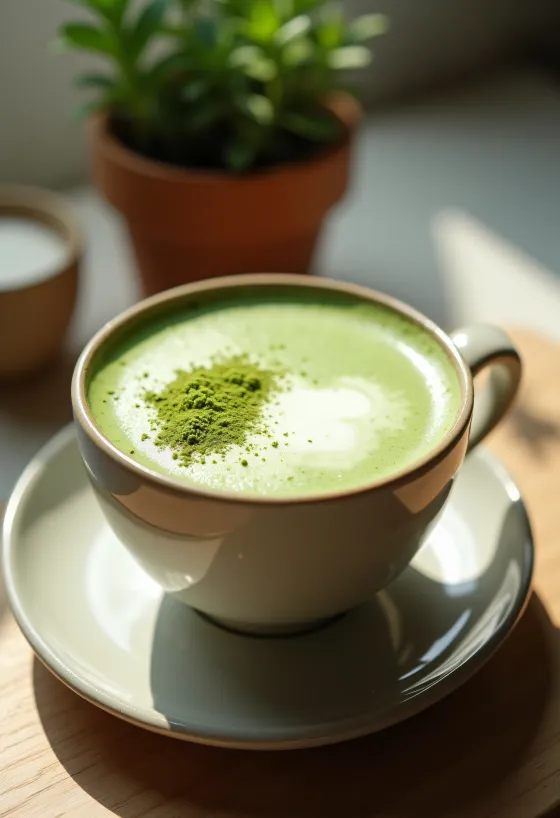 Keto matcha latte
