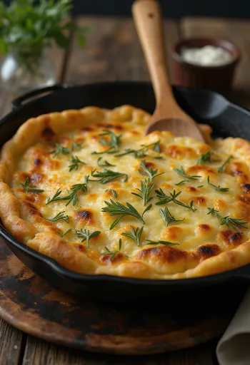 Csicseriborsólisztes focaccia tálalva