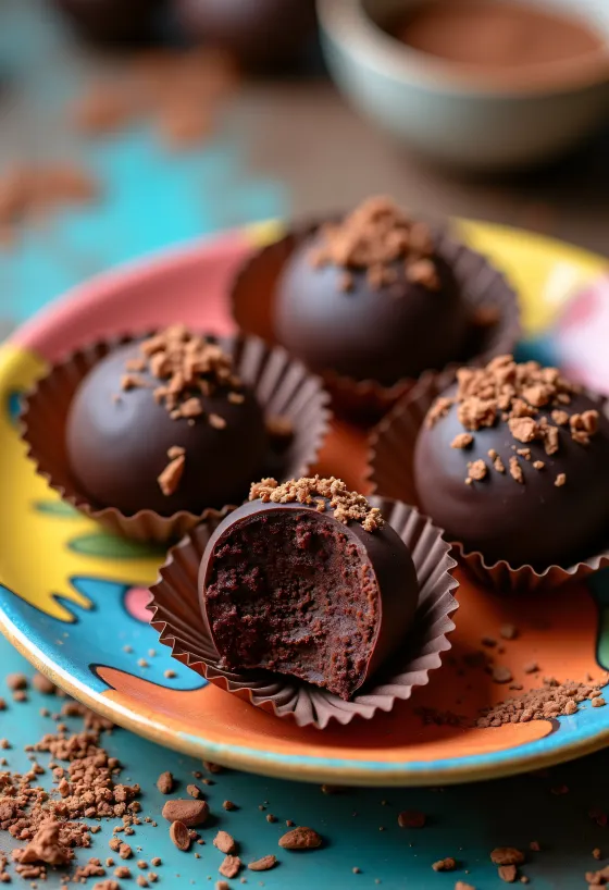 Keto csokis brigadeiro golyók