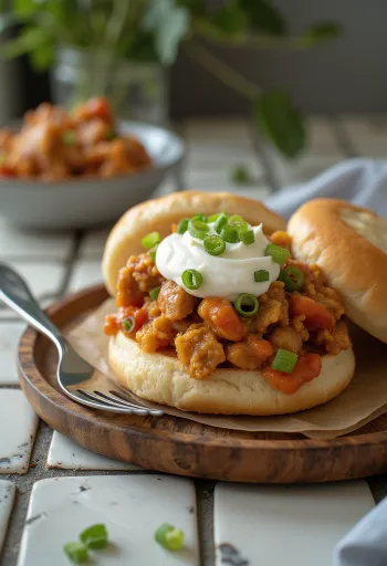 Magyaros Gua Bao fűszeres tarjával és tejföllel