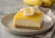 Banános mascarpone torta tálalva