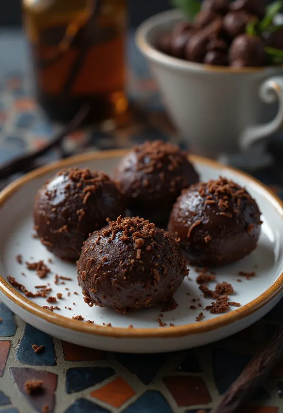 Brigadeiro vaníliával, frissen készítve