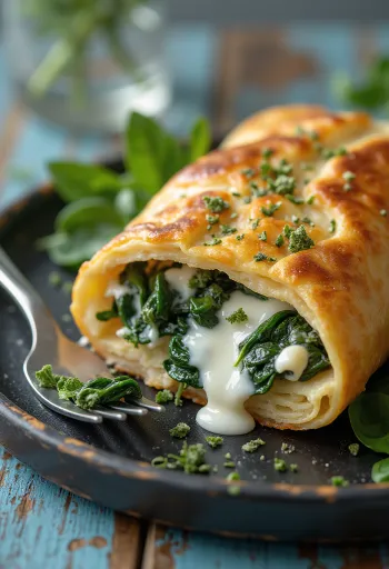 Frissen sült Görög Joghurtos Calzone