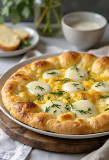 Keto sajtos focaccia tálalva