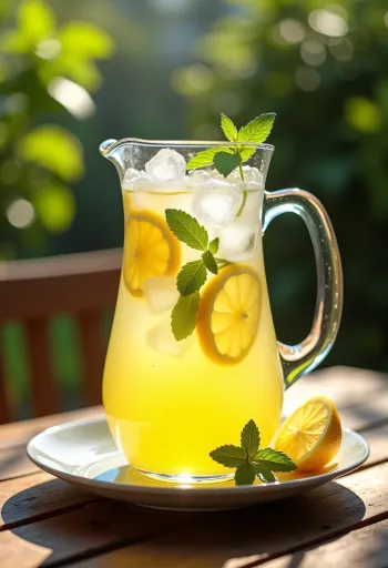 Keto limonádé jéggel