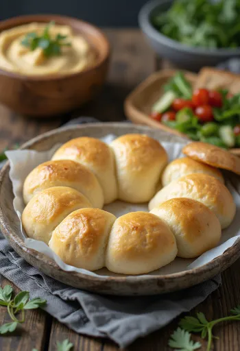 Frissen sült pita buci