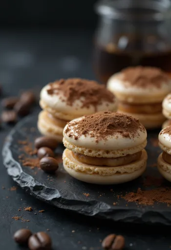 Tiramisu macaron