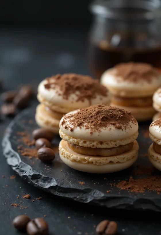 Tiramisu macaron