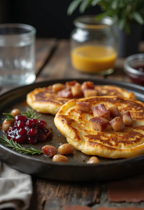 Fläskpannkaka tálalva