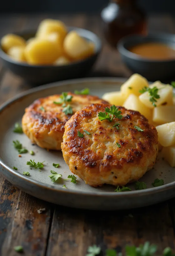 Frikadeller szerecsendióval, ropogósra sült húsgombócok