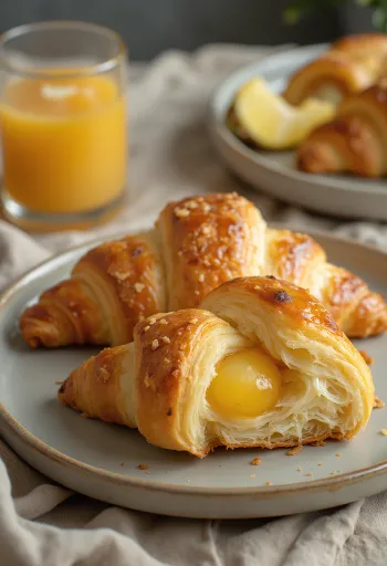 Frissen sült hawai’i ananászos croissant