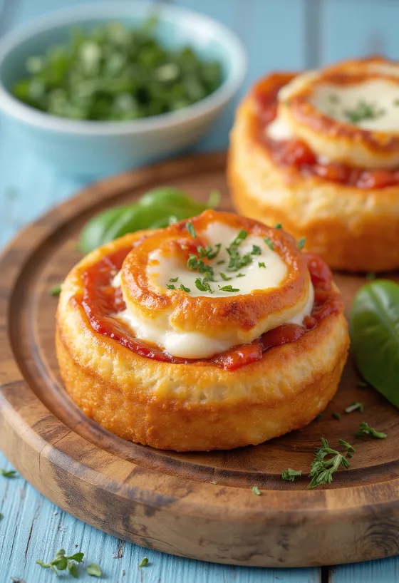 Pepperoni Roll Doughnut frissen tálalva