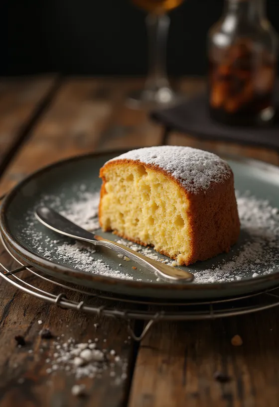 Barna vajas torta szeletelve tálalva