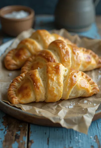 Cornish pasty klasszikus változat, aranybarnára sült tésztában