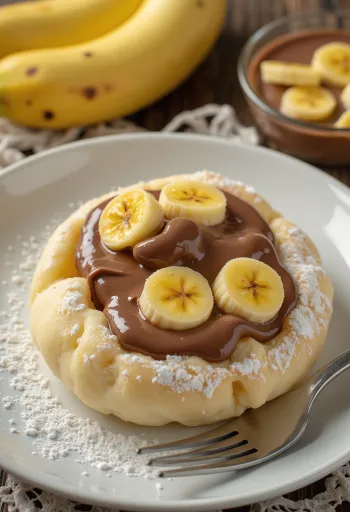 Nutella Banana Bao nutellás banános töltelékkel