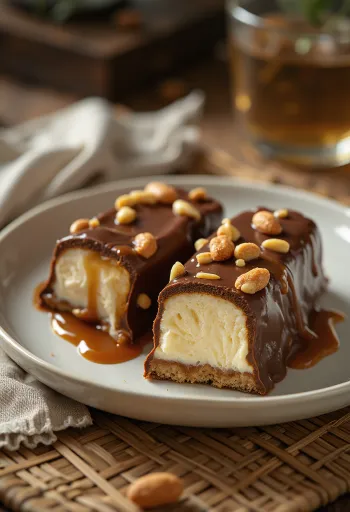 Snickers Ice Cream Bar tálalva