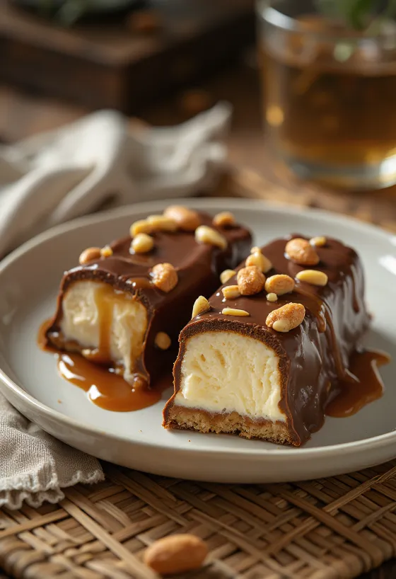 Snickers Ice Cream Bar tálalva