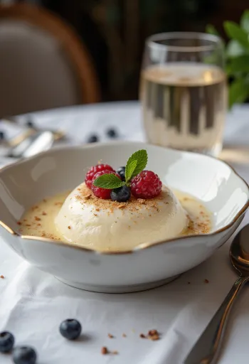 Tonkababos panna cotta tálalva