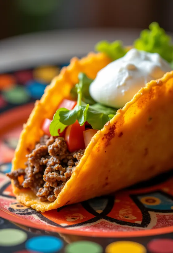Keto sajt taco kagylók hússal