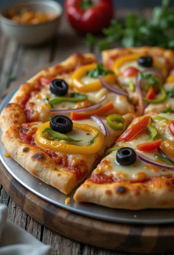 Chilei stílusú pizza ají merkén fűszerrel és chilei sajttal