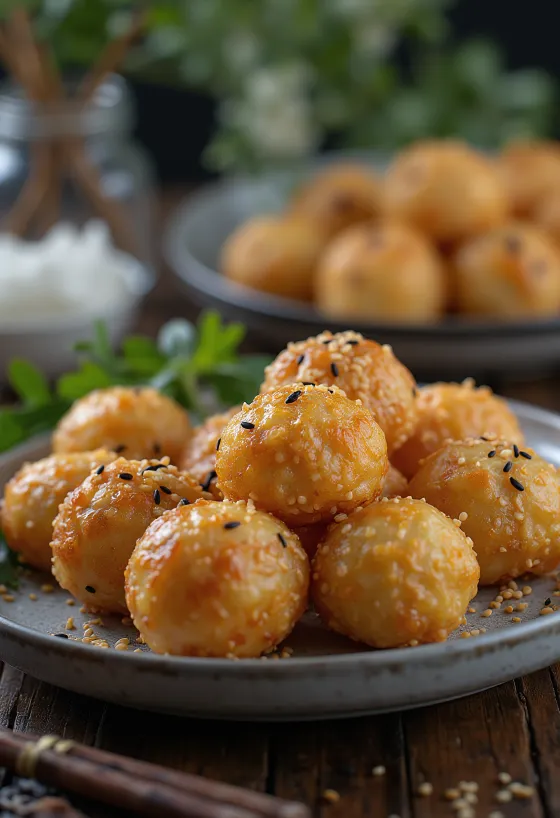 Bánh Cam – hagyományos vietnámi szezámmagos sütemény