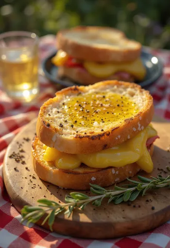 Panini olívaolajjal, grillezve, aranybarna kenyérrel