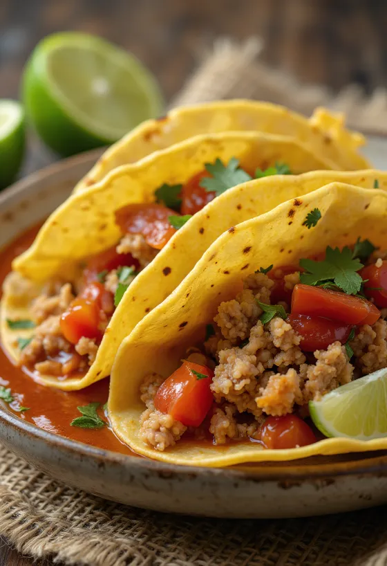 Tacos de Pavo tálalva