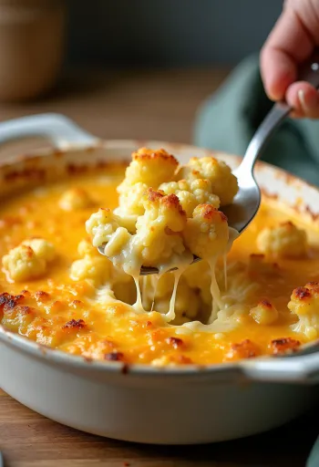 Keto amerikai sajtos makaróni karfiolból