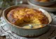 Malva pudding tálalva vaníliaszósszal