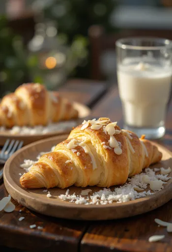 Raffaello croissant tálalva