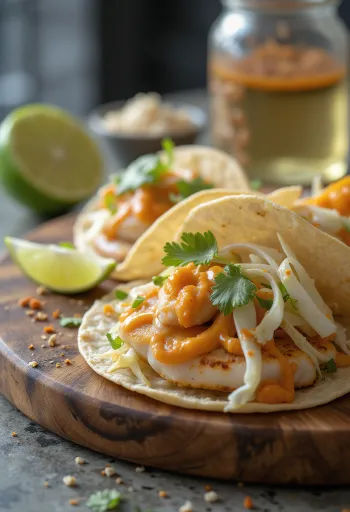 Halas tacos chipotle szósszal