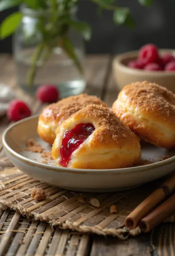 Buffalo Berry Doughnut frissen tálalva