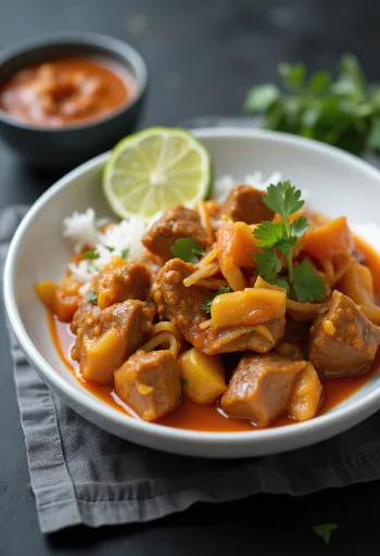 Thai curry marhahússal tálalva