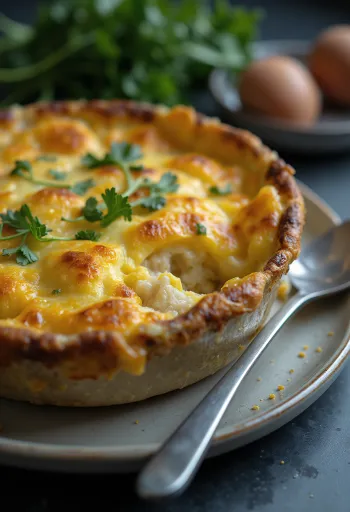 Torta capixaba bacalhauval, gazdag és ínycsiklandó sajtos, kukoricalisztes torta