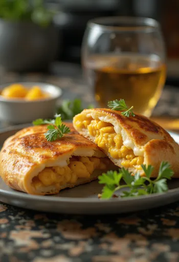 Frissen sült Currys Csirkés Calzone