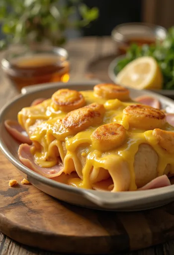 Croque Pancake tálalva