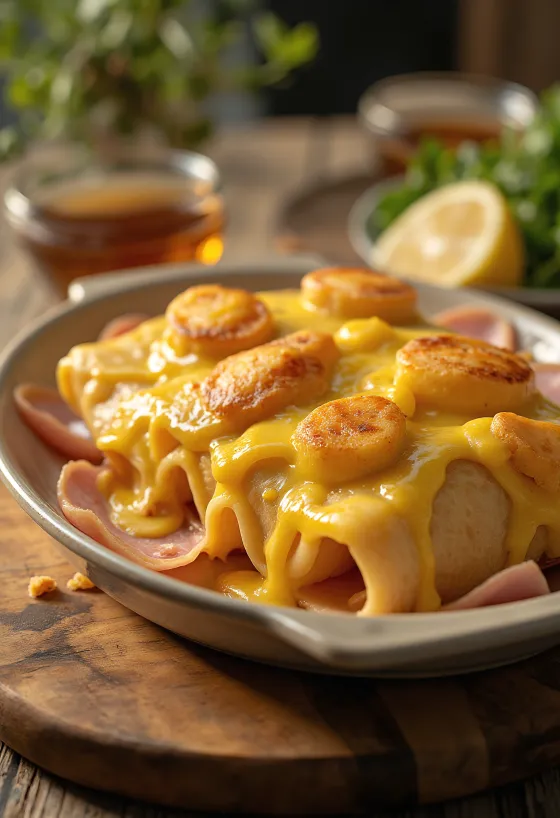 Croque Pancake tálalva