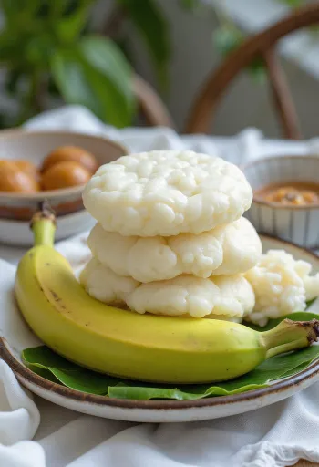 Klasszikus Idli, frissen készítve, tálalva